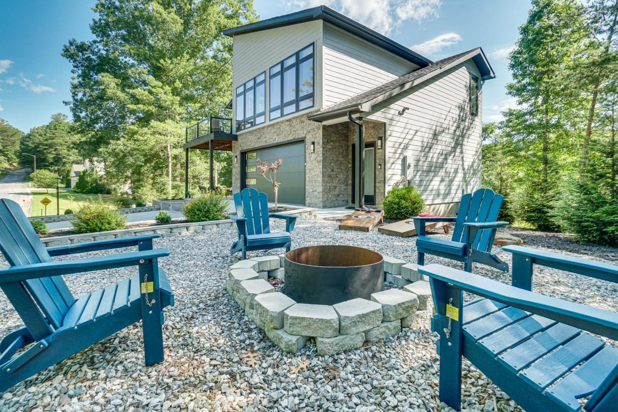 Luxury Modern Home On Golf Course With Game Room! Helen Luaran gambar